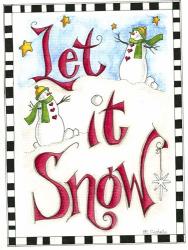 Let it Snow | Obraz na stenu