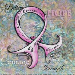 Pink Ribbon Hope | Obraz na stenu