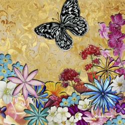 Whimsical Floral Collage 4-2 | Obraz na stenu