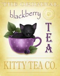 Blackberry Tea Cat | Obraz na stenu