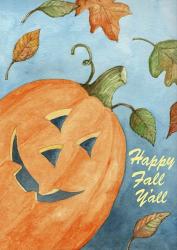 Pumpkin Happy Fall Y'all | Obraz na stenu