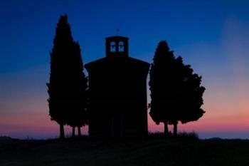 Dusk at Vitaleta Chapel | Obraz na stenu