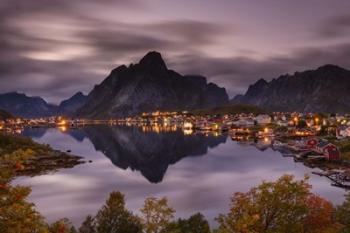 Reflection in Reinefjord | Obraz na stenu