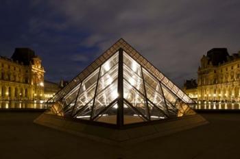 Louvre Pyramid Stack | Obraz na stenu