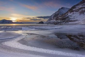 Haukland Sunset | Obraz na stenu