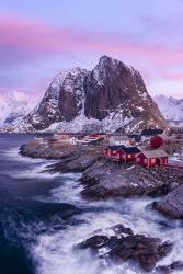 Red Cabins - Vertical | Obraz na stenu