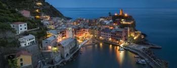 Dusk at Vernazza - Panorama | Obraz na stenu