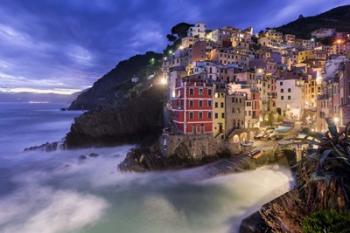 Lights of Riomaggiore | Obraz na stenu