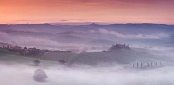 Mist over Belvedere - Panaroma | Obraz na stenu