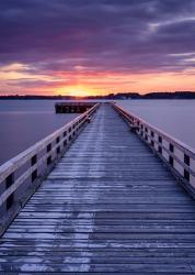 Pier At Fort Foster - Vertical | Obraz na stenu