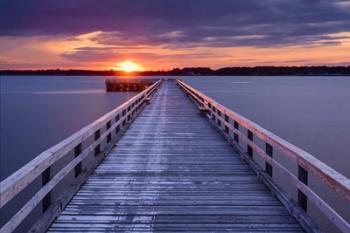 Pier At Fort Foster | Obraz na stenu