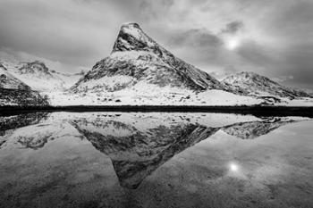 Finnbyen Mountain BW | Obraz na stenu
