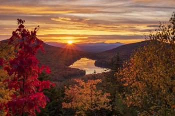 Sunset over Owl's Head | Obraz na stenu