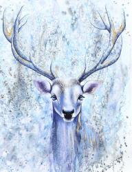 Blue Spirit Deer | Obraz na stenu