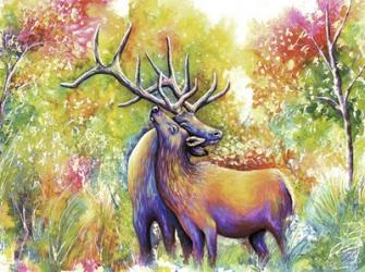 Elk Love | Obraz na stenu