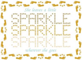 She Leaves a Little Sparkle | Obraz na stenu