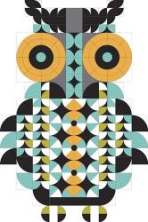 Adorable Modern Owl | Obraz na stenu