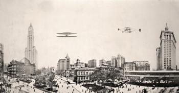 City Hall Park NYC 1913 | Obraz na stenu