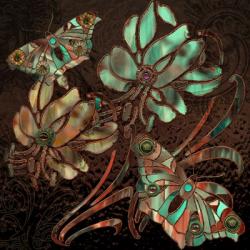 Copper Butterflies | Obraz na stenu