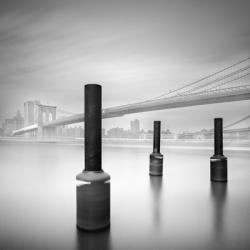 3 postes en Brooklin bridge | Obraz na stenu