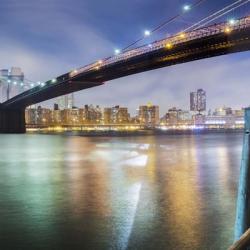 Brooklyn Bridge Pano 2 2 of 3 | Obraz na stenu