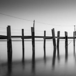 China Camp Pano BW 1 of 3 | Obraz na stenu