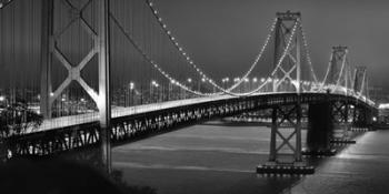 Oakland Bridge 2 BW | Obraz na stenu