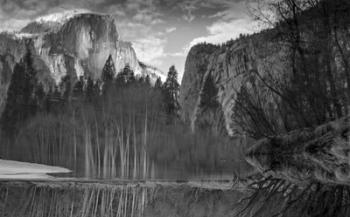 Yosemite Reflection 2 BW | Obraz na stenu
