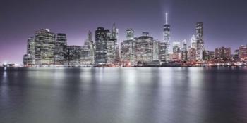 Manhattan Skyline Night | Obraz na stenu