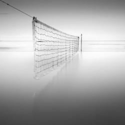 Net at Pool BW | Obraz na stenu