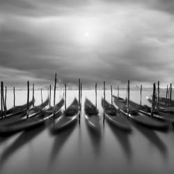 Gondolas En Atardecer | Obraz na stenu