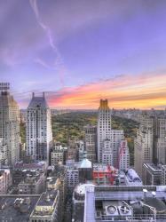 Amanecer Otonal en Central Park Vertical | Obraz na stenu