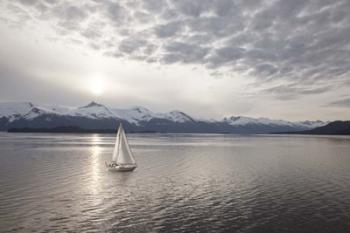 Sailing at Sunset, Alaska 09 | Obraz na stenu