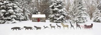 Sleigh in the Snow, Farmington Hills, Michigan 09 | Obraz na stenu