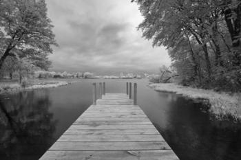 Dock at St. Joseph River, Centreville, Michigan '13-IR | Obraz na stenu