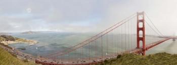 Golden Gate Panorama, San Francisco, California '11 - color | Obraz na stenu