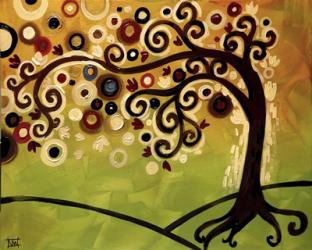 Black And Cream Tree Swirl | Obraz na stenu