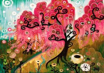 Cherry Blossom Willow | Obraz na stenu