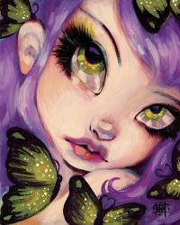 Green Eyed Violet | Obraz na stenu