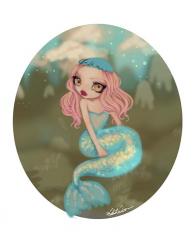 Pearl Mermaid | Obraz na stenu