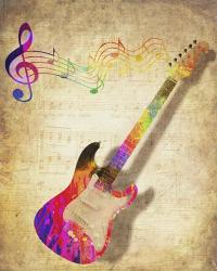 Color Music Guitar | Obraz na stenu
