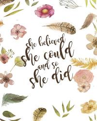 She Believed | Obraz na stenu