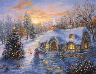Christmas Cottage 1 | Obraz na stenu