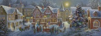 Christmas Village Panoramic | Obraz na stenu
