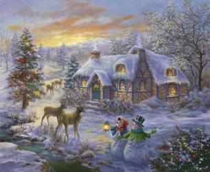 Christmas Cottage 2 | Obraz na stenu