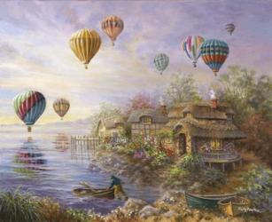 Air Balloons Over Cottageville | Obraz na stenu