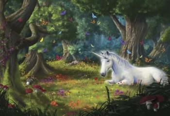 Unicorn Fantasy Forest | Obraz na stenu