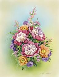 Bouquet with Peonies | Obraz na stenu