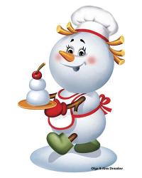 Snowman Cook | Obraz na stenu