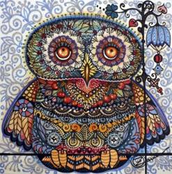 Magic Graphic Owl | Obraz na stenu